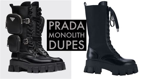 prada platform shoes dupe|prada dupes boots.